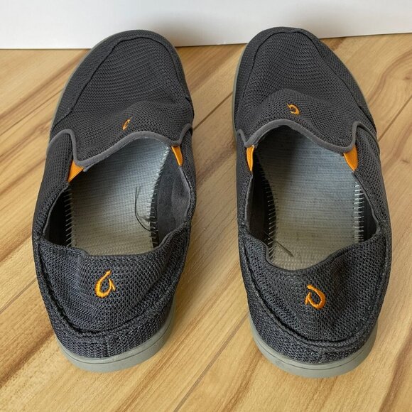 OLUKAI Nohea Mesh Gray Casual Slip On Shoes 10188-4242 Men's Size 8 - Picture 5 of 12